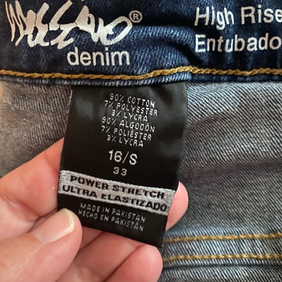 Mossimo jeans 16S high rise. Short length - Picture 6 of 7
